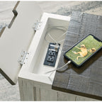 Table d'appoint Havalance - Blanc/Gris