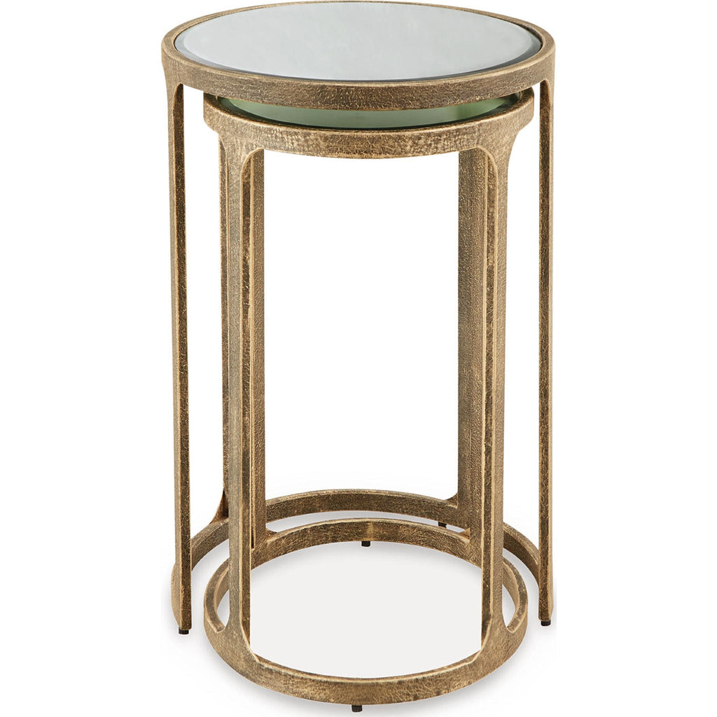 Table d'appoint Irmaleigh (lot de 2) - Noir antique