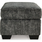 Pouf Lonoke - Gris anthracite