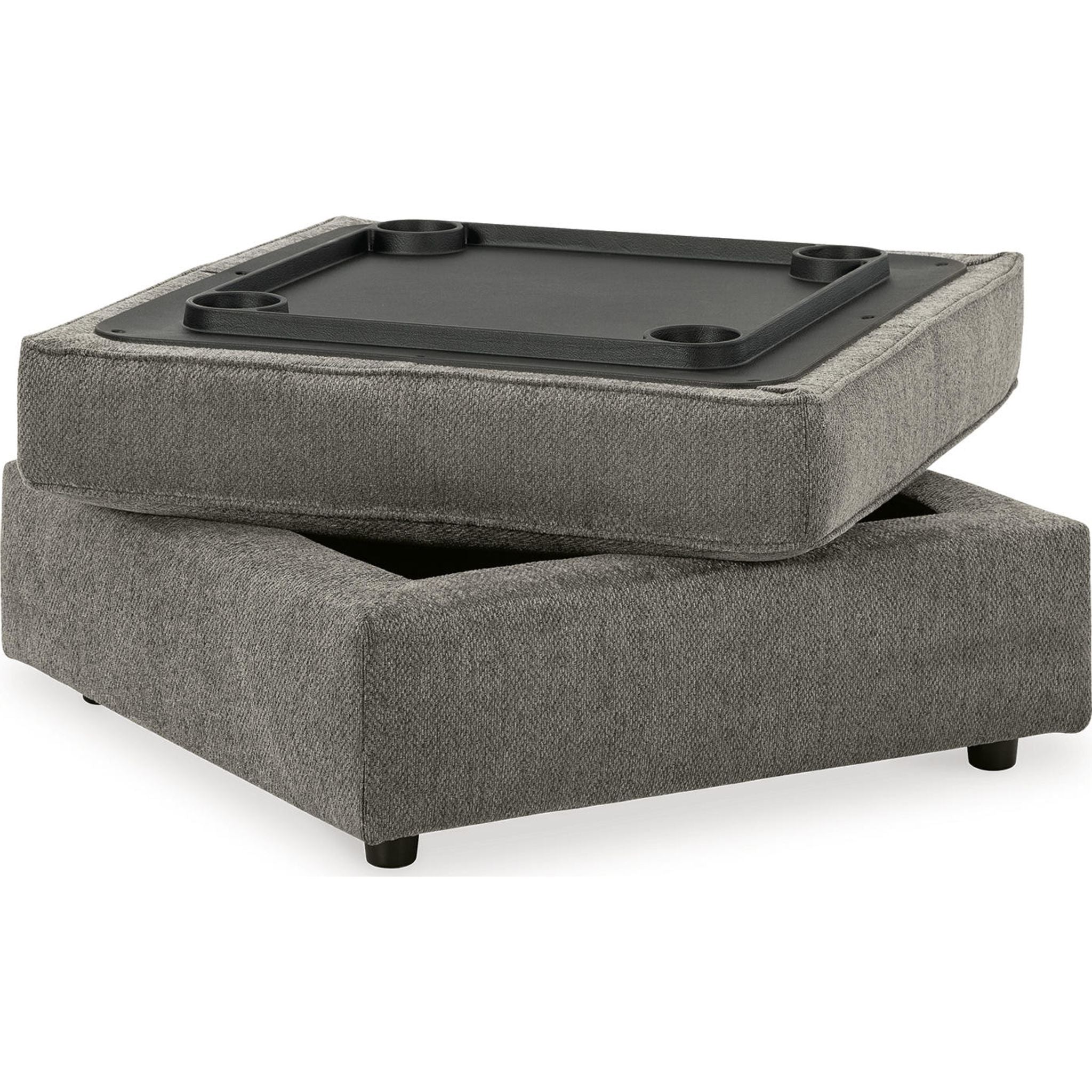 Pouf de rangement O'Phannon - Mastic