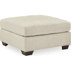 Pouf d'appoint surdimensionné Falkirk - Parchemin