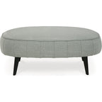 Pouf d'appoint surdimensionné Hollyann - Gris
