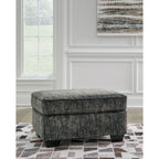 Pouf Lonoke - Gris anthracite