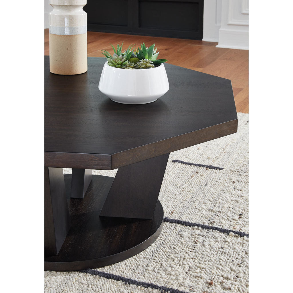 Table d'appoint Chasinfield - Marron foncé